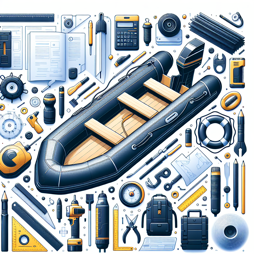 Schlauchboot-Konstruktion