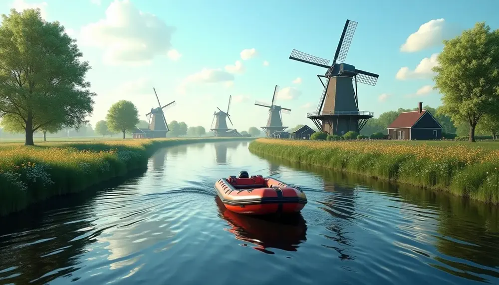 Schlauchboot mit Motor Holland – die besten Routen für dein nächstes Abenteuer